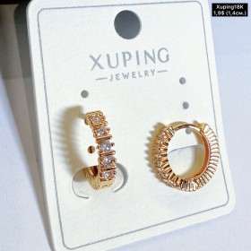 Сережки Xuping18К 20435 (1,4см)